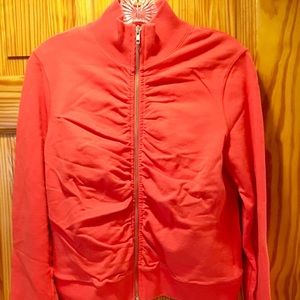 DKNY stretch zip sweatshirt